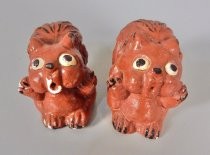 Scared squirrels salt & pepper shakers