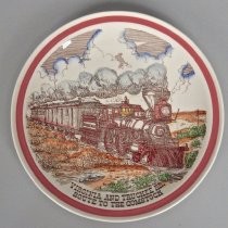 Virginia & Truckee Railroad plate