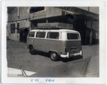 Travelite Portable Camper on top of Volkswagen camper van