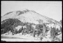 Automobile parked below Lassen Peak