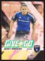 San Jose Earthquakes players Topps trading card