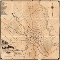 Map of the City of San Jose