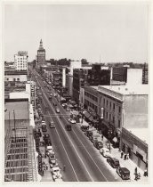 First Street businesses, c. 1941