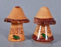 Toadstools salt & pepper shakers