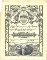 Baptismal certificate for Louis Emil DeWit