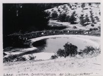 "Lake under construction at Welch-Hurst"