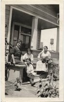 Family at home on Gregory Street, San Jose