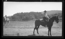 Al Kearney on horseback