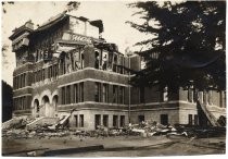 San Jose High School, after the 1906 earthquake