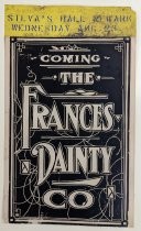 Frances Dainty Co. promotional poster