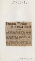 Sconsett Wireless Is Ordered Closed