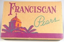 Franciscan Pears packaging