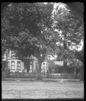 Victorian residence with large yard and fence