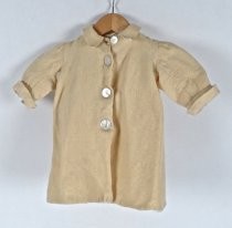 Child's cream cotton/wool coat