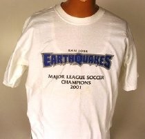 San Jose Earthquakes Major League Soccer Champions 2001