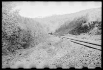 Alaska Railroad locomotive near Matanasku Valley