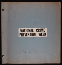 National Crime Prevention Week scrapbook & photo album