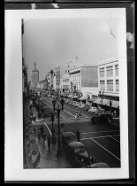 View down South First Street towards Bank of America building