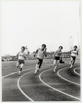 Millard Hampton and Chris Morrisey at track meet