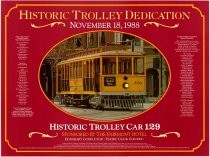 Historic Trolley Car 129 Dedication