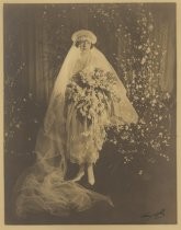 Portrait of unidentified bride