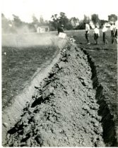 Tractor pulling Knapp Offset Plow with attachment, Catalog Photo 36-A