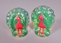 Peacocks salt & pepper shakers