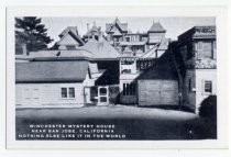 Back of Winchester Mystery House