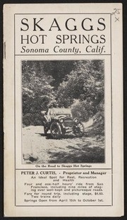 Skaggs Hot Springs undated brochure, 'On the road to Skaggs Hot Springs