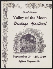 Third Annual Valley of the Moon Vintage Festival