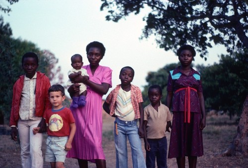 Children and grandchildren of Mr. Paul Nsama
