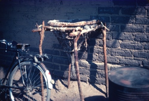 Salt-making funnel/sieve at village of Mukupa Katandula