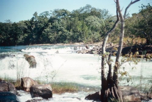 Upper level of first stage of Chishimba Falls, Kasama, Zambia