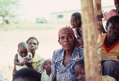 Neighbors near Nsama village fisheries housing