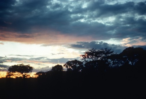 Sunset at Kaputa village