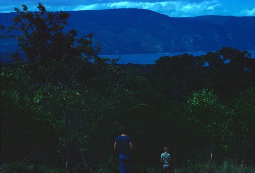 View of Lake Tanganyika from Kasaba Bay Lodge, in Sumbu Game Park