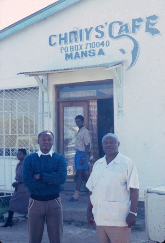 Mr. Booker Kapapula and son Brian Kapapula