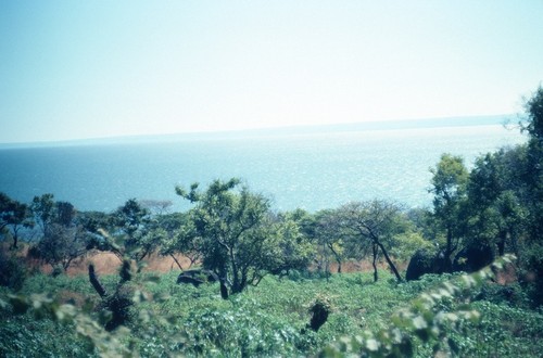 View of Lake Mweru from the Zambian (eastern) shoreline, Luapula Province