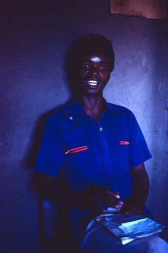 Mr. Michad Chibalange Performing a Story, Kaputa village