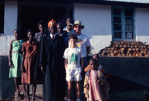 Chief Puta with his family