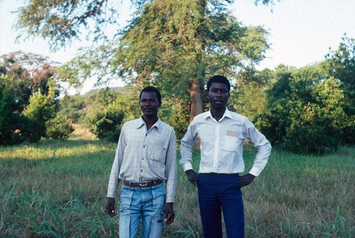 Two school teachers at Mukupa Katandula village