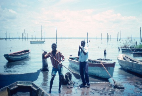 Fisherman on Lake Mweru Wantipa