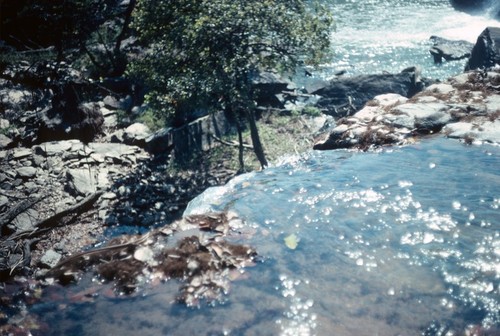 First section of Chishimba Falls, as seen from the top, near Kasama, Northern Province