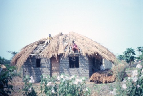 New house being built in Kaputa village