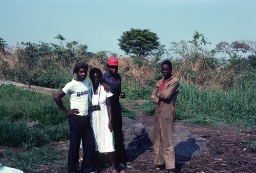 Portrait of young people near Kasangole village, near Lake Mweru Wantipa