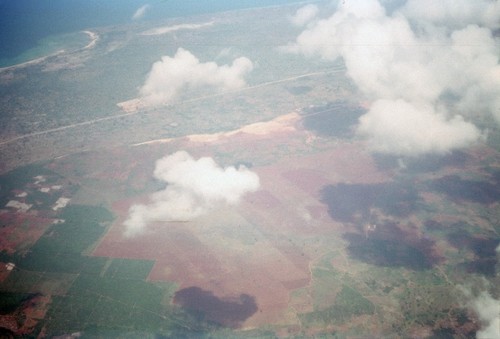 Aerial view of Tanzania