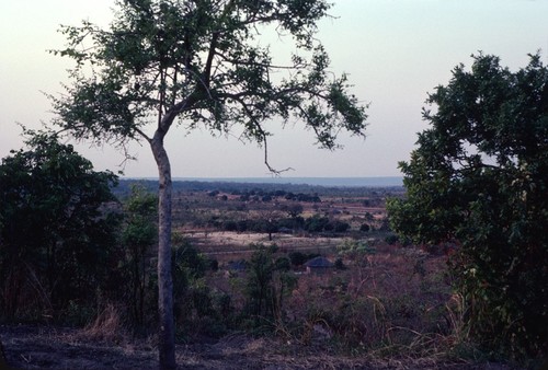 Landscape around Nsama village, as seen from home of Paul Nsama