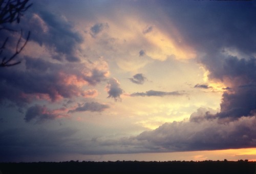 Sunset at Mporokoso, northern Zambia