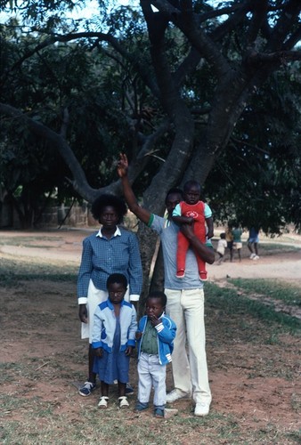 Mr. Patrick Mwanza and family at Handsworth Court, UNZA