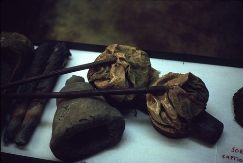 Traditional bellows for iron making